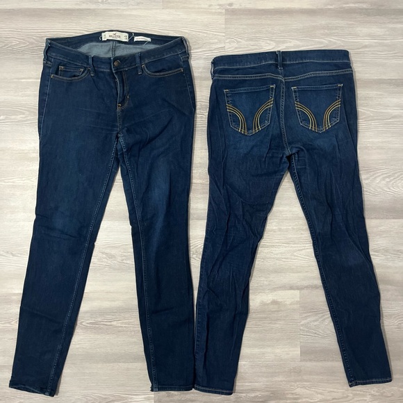 Hollister low rise jean leggings size 7 / 28 regular and long - Picture 10 of 15